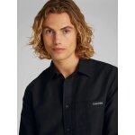 Ανδρικό Πουκάμισο CALVIN KLEIN LINEN COTTON J30J327295 Μαύρο - Image 2