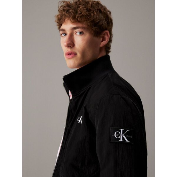 Ανδρικό Μπουφάν CALVIN KLEIN UNPADDED HARRINGTON J30J327373 Μαύρο - Image 3