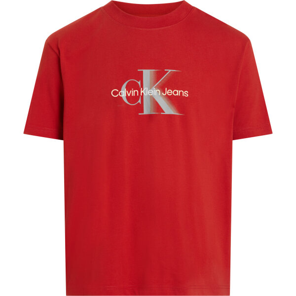 Ανδρική Μπλούζα CALVIN KLEIN MONOLOGO SHIFT J30J327471 Κόκκινο - Image 1