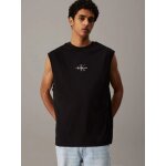Ανδρική Μπλούζα CALVIN KLEIN MONOLOGO SLEEVELESS J30J327493 Μαύρο