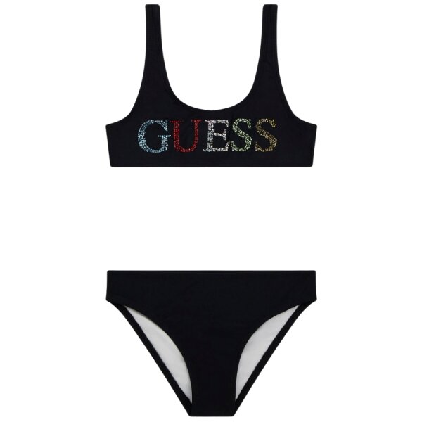 J5GZ00KCA60 (1) ΠΑΙΔΙΚΟ ΜΑΓΙΟ ΚΟΡΙΤΣΙ GUESS J5GZ00KCA60-JBLK - Image 1