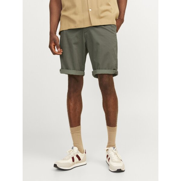 Ανδρική Βερμούδα JACK & JONES CHINO 12230336 Relaxed Fit Χακί - Image 3