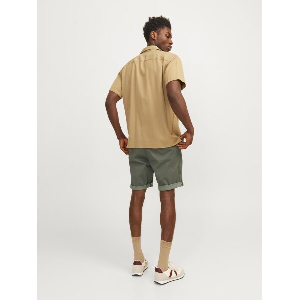 Ανδρική Βερμούδα JACK & JONES CHINO 12230336 Relaxed Fit Χακί - Image 4