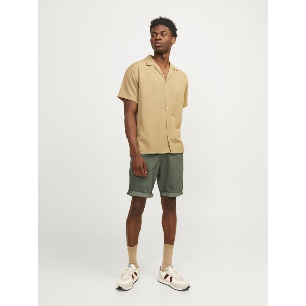 Ανδρική Βερμούδα JACK & JONES CHINO 12230336 Relaxed Fit Χακί - Image 5