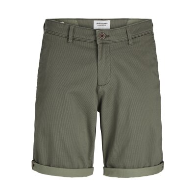 Ανδρική Βερμούδα JACK & JONES CHINO 12230336 Relaxed Fit Χακί