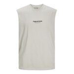 Ανδρική Μπλούζα Αμάνικη JACK & JONES Oversize Fit 12250430 Εκρού