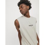 Ανδρική Μπλούζα Αμάνικη JACK & JONES Oversize Fit 12250430 Εκρού - Image 5