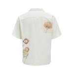 Ανδρικό Πουκάμισο Κοντομάνικο JACK & JONES 12271108 Relaxed Fit Μπεζ - Image 2