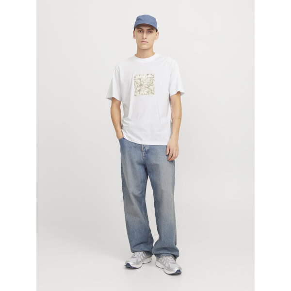 Ανδρική Μπλούζα JACK & JONES 12273239 Regular Fit Λευκό - Image 3