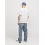 Ανδρική Μπλούζα JACK & JONES 12273239 Regular Fit Λευκό - Image 4