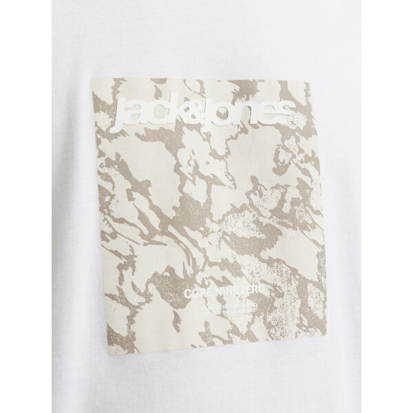 Ανδρική Μπλούζα JACK & JONES 12273239 Regular Fit Λευκό - Image 7