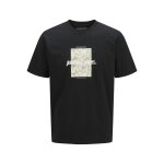 Ανδρική Μπλούζα JACK & JONES 12273239 Regular Fit Μαύρο