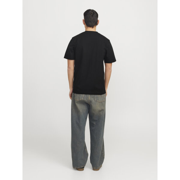 Ανδρική Μπλούζα JACK & JONES 12273239 Regular Fit Μαύρο - Image 3