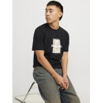 Ανδρική Μπλούζα JACK & JONES 12273239 Regular Fit Μαύρο - Image 4