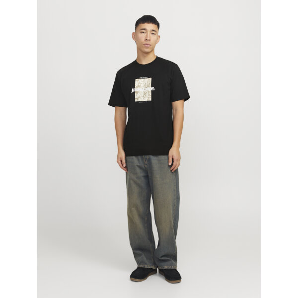 Ανδρική Μπλούζα JACK & JONES 12273239 Regular Fit Μαύρο - Image 7