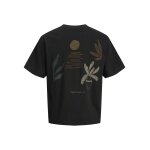 Ανδρική Μπλούζα JACK & JONES Loose Fit 12273388 Μαύρο - Image 2