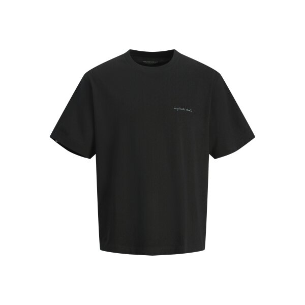 Ανδρική Μπλούζα JACK & JONES Loose Fit 12273388 Μαύρο - Image 1