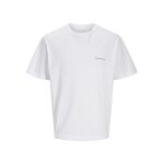 Ανδρική Μπλούζα JACK & JONES Loose Fit 12273388 Λευκό - Image 3