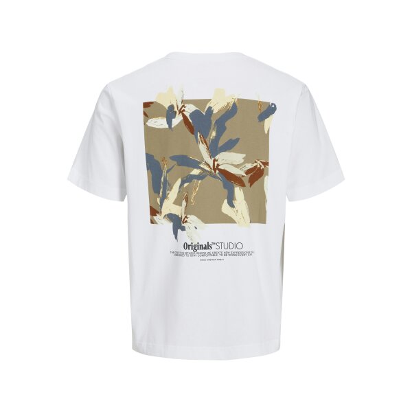 JACK&JONES_SpringSummer2025_4707793_12273646 (1) Ανδρική Μπλούζα JACK & JONES Relaxed Fit 12273646 Λευκό - Image 2