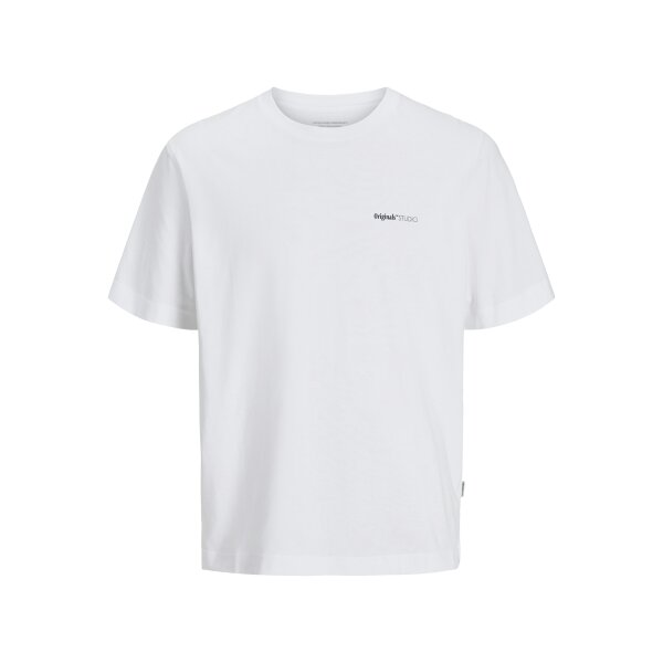 JACK&JONES_SpringSummer2025_4707793_12273646 Ανδρική Μπλούζα JACK & JONES Relaxed Fit 12273646 Λευκό - Image 1