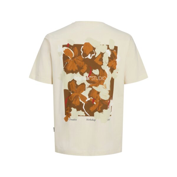 Ανδρική Μπλούζα JACK & JONES Relaxed Fit 12273646 Εκρού - Image 2