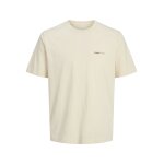Ανδρική Μπλούζα JACK & JONES Relaxed Fit 12273646 Εκρού