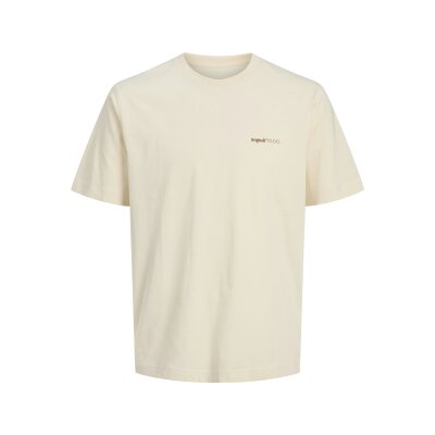 Ανδρική Μπλούζα JACK & JONES Relaxed Fit 12273646 Εκρού
