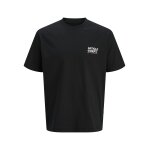 Ανδρική Μπλούζα JACK & JONES Relaxed Fit 12273867 Μαύρο