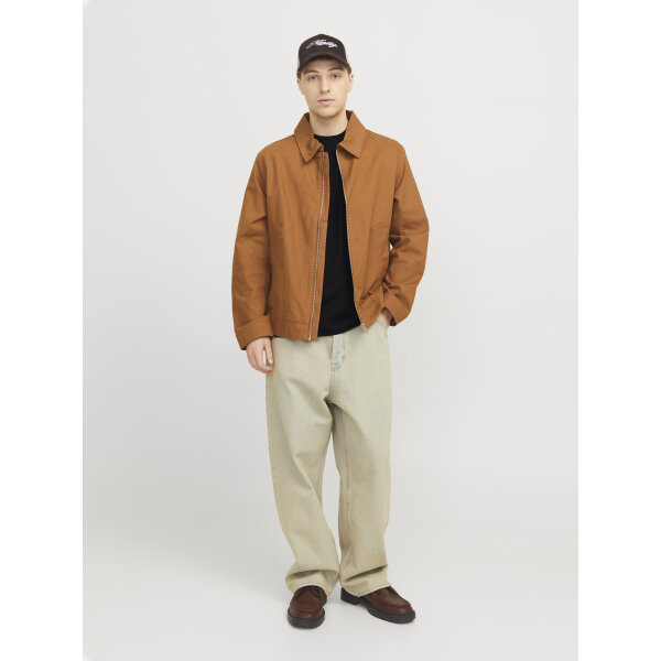 Ανδρική Μπλούζα JACK & JONES Relaxed Fit 12273867 Μαύρο - Image 5