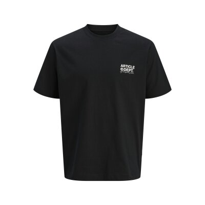 Ανδρική Μπλούζα JACK & JONES Relaxed Fit 12273867 Μαύρο