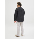 Ανδρικό Πουκάμισο JACK & JONES PLUS SIZE LINO 12270008 Μαύρο - Image 2