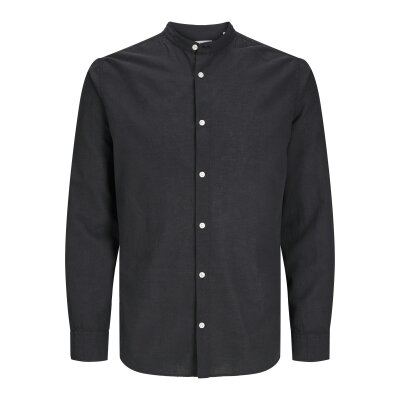 Ανδρικό Πουκάμισο JACK & JONES PLUS SIZE LINO 12270008 Μαύρο