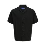 Ανδρικό Πουκάμισο Κοντομάνικο JACK & JONES Relaxed Fit 12274798 Μαύρο