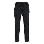 Ανδρικό Παντελόνι LINO JACK & JONES 12274977 Relaxed Fit Μαύρο