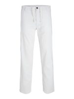 Ανδρικό Παντελόνι LINO JACK & JONES 12274977 Relaxed Fit Λευκό - Image 3