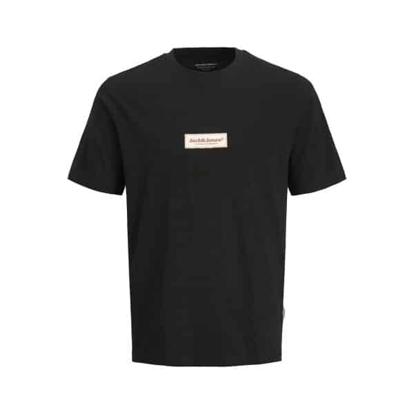 Ανδρική Μπλούζα JACK & JONES 12273182 Regular Fit Μαύρο - Image 1