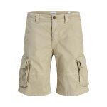 Ανδρική Βερμούδα CARGO JACK & JONES 12274211 Loose Fit Μπεζ - Image 4