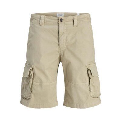 Ανδρική Βερμούδα CARGO JACK & JONES 12274211 Loose Fit Μπεζ
