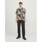 Ανδρικό Πουκάμισο Κοντομάνικο JACK & JONES Relaxed Fit 12274953 Μαύρο - Image 4