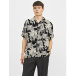 Ανδρικό Πουκάμισο Κοντομάνικο JACK & JONES Relaxed Fit 12274953 Μαύρο - Image 6
