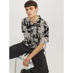 Ανδρικό Πουκάμισο Κοντομάνικο JACK & JONES Relaxed Fit 12274953 Μαύρο - Image 7