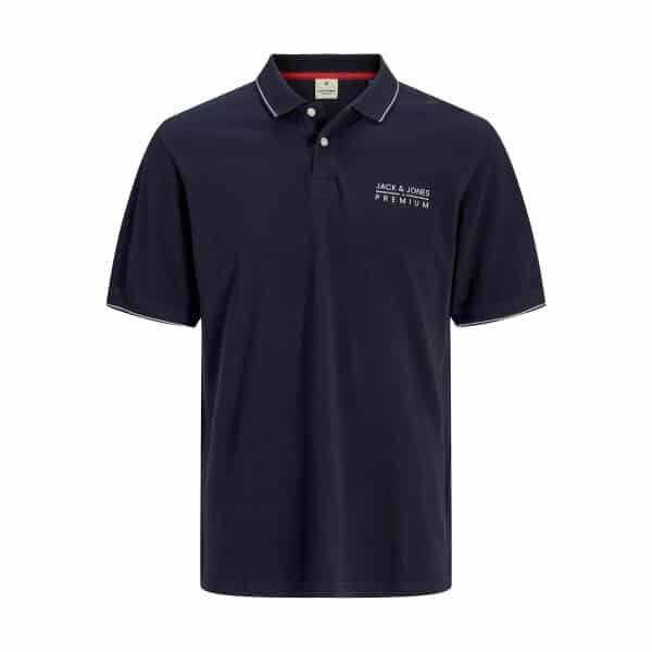 JACK&JONES_Springsummer_4730173_12275373 Ανδρική Μπλούζα  POLO JACK & JONES 12275373 Regular Fit Μπλε - Image 1