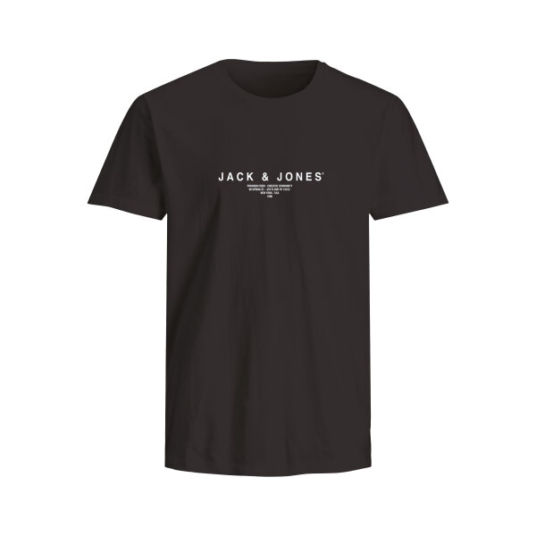 Ανδρική Μπλούζα JACK & JONES Regular Fit 12276646 Μαύρο - Image 1