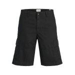 Ανδρική Βερμούδα JACK & JONES CARGO PLUS SIZE Relaxed Fit 12274830 Μαύρο - Image 3