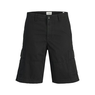 Ανδρική Βερμούδα JACK & JONES CARGO PLUS SIZE Relaxed Fit 12274830 Μαύρο