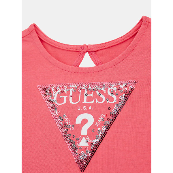 ΠΑΙΔΙΚΟ ΦΟΡΕΜΑ ΡΟΖ ΚΟΡΙΤΣΙ GUESS K5GK22K6YW4-G5O5 - Image 3