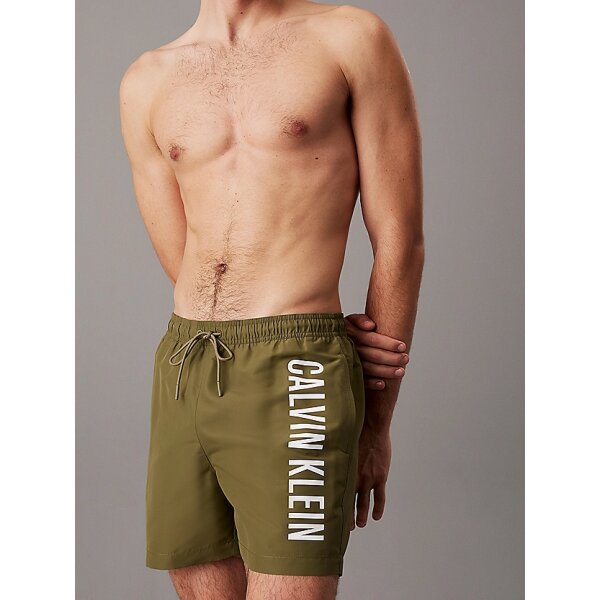 Ανδρικό Μαγιο CALVIN KLEIN MEDIUM DRAWSTRING  KM0KM01092 Χακί - Image 1