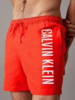 Ανδρικό Μαγιο CALVIN KLEIN MEDIUM DRAWSTRING KM0KM01092 Κόκκινο - Image 3