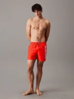 Ανδρικό Μαγιο CALVIN KLEIN MEDIUM DRAWSTRING KM0KM01092 Κόκκινο - Image 4