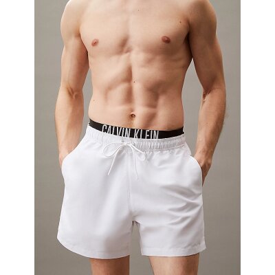 Ανδρικό Μαγιο CALVIN KLEIN MEDIUM DOUBLE WB KM0KM01093 Λευκό